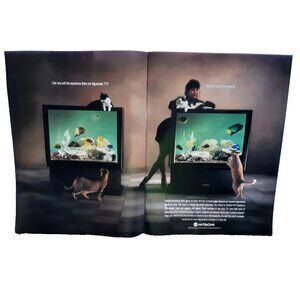 1989 Hitachi TV Ad Jamie Lee Curtis Can You Tell the Aquarium Vintage Print